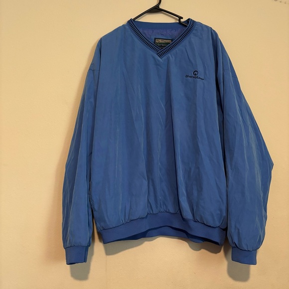 Vintage St Marti by turfer Men’s pullover Golf sweatshirt jacket Light Blue - Picture 1 of 7